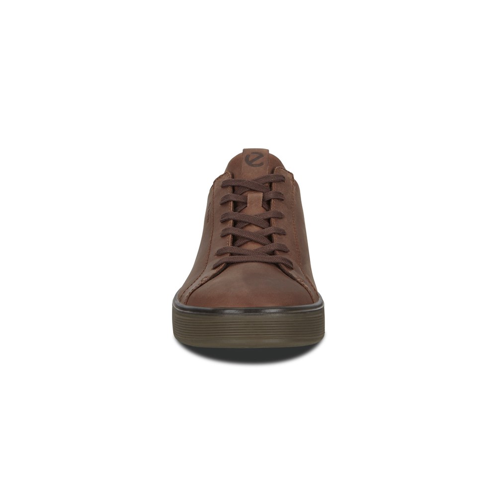 Tenis Hombre - ECCO Street Trays - Marrom - VRD850429